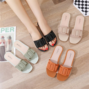 SH99 Sandal Wanita Import Korea Soft Casual Women Slippers