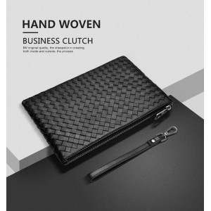 BC17 Business Clutch Hand Woven Turin Tas Tangan Pria Wanita
