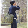 S10 Green Black Korea Style Travel Trunk Bag / Tas Selempang